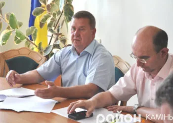 Голова Камінь-Каширської районної ради Віктор Сус заступник Сергій Дмитрук