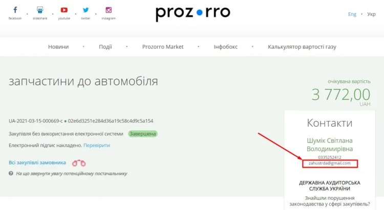 електронна пошта Ковель РДА