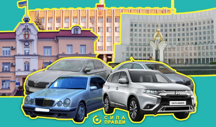 службові автомобілі органів влади на волині