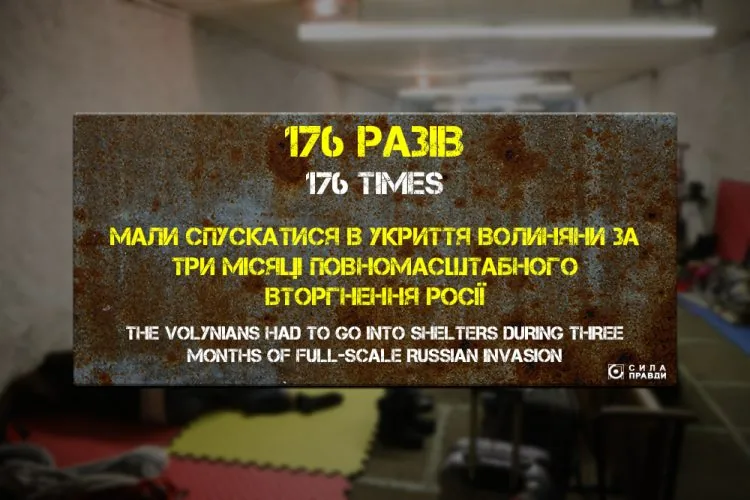 скільки разів в укриття мали спускатися на Волині