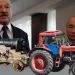 лукашенко, путін трактор з пушкою