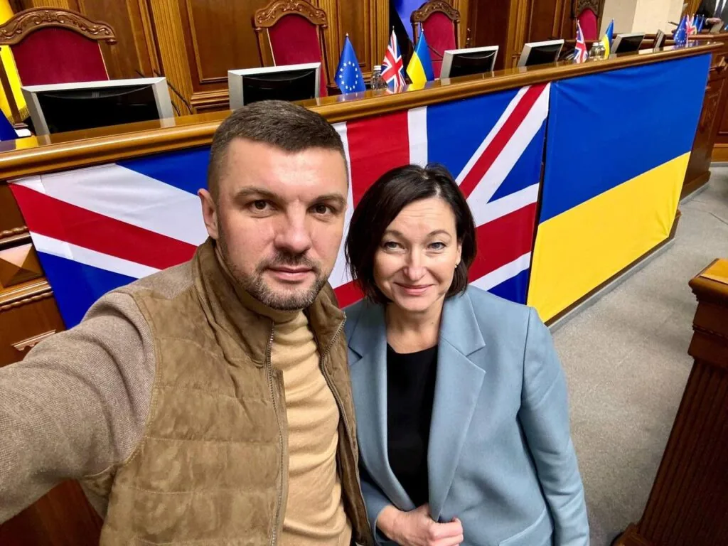 Народні депутати з Волині Ігор Гузь та Ірина Констанкевич