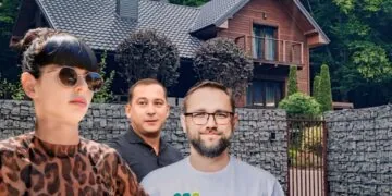Олександр Кватирко, Оксана Чикида, Олег Кушіль, котедж у заказнику «Воротнів»