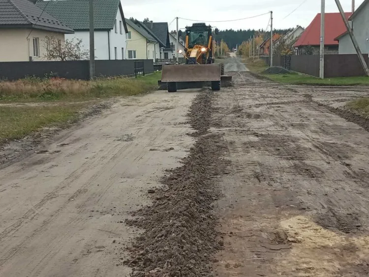 Грейдер, ремонт доріг