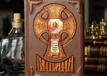 Біблія в дерев'яній обкладинці