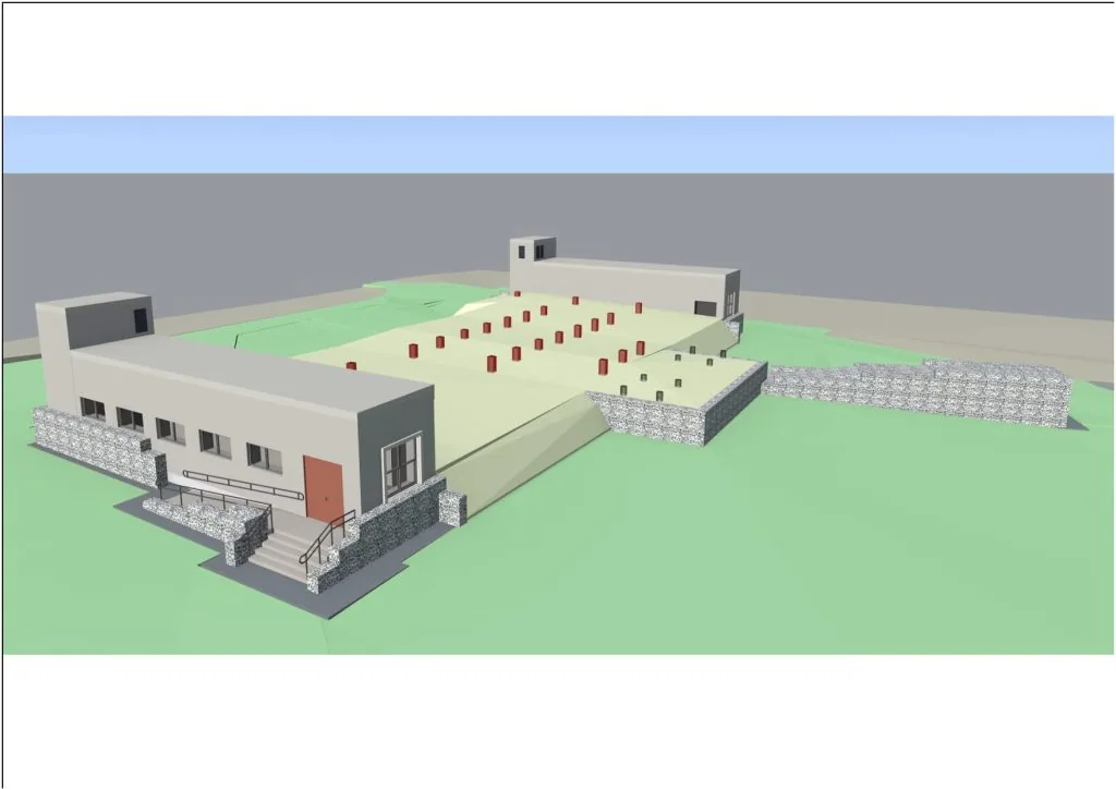 Проєкт першого пускового комплексу ліцею з укриттям у Володимирі.