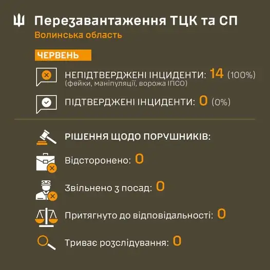 Моніторинг (перезавантаження) роботи ТЦК та СП червень 2025