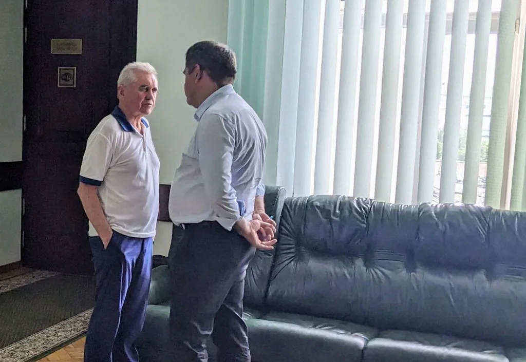 Микола Дуда з Веніаміном Тузом