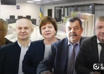 Колаж ЦЖР «Сила правди». Судді з найбільшою зарплатнею за 2024 рік