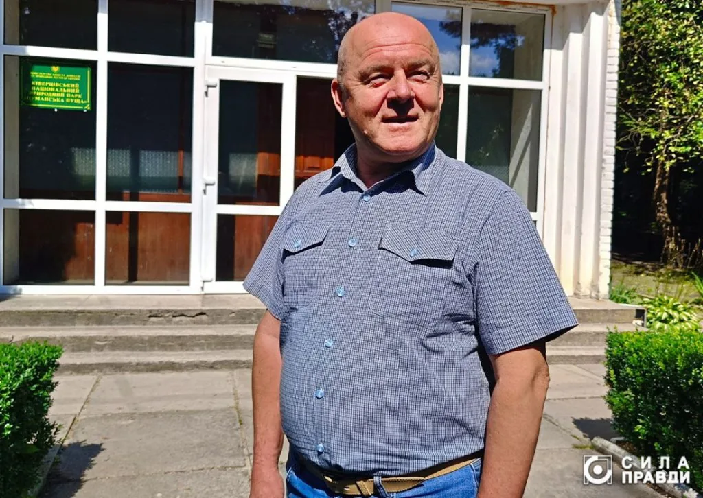 Богдан Громик, начальник відділу в КНПП "Цуманська пуща"
