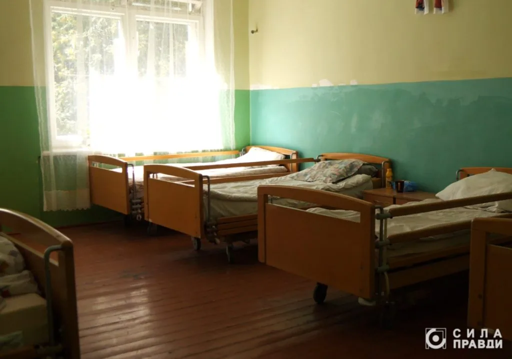 Палата стаціонару Волинської психіатричної лікарні