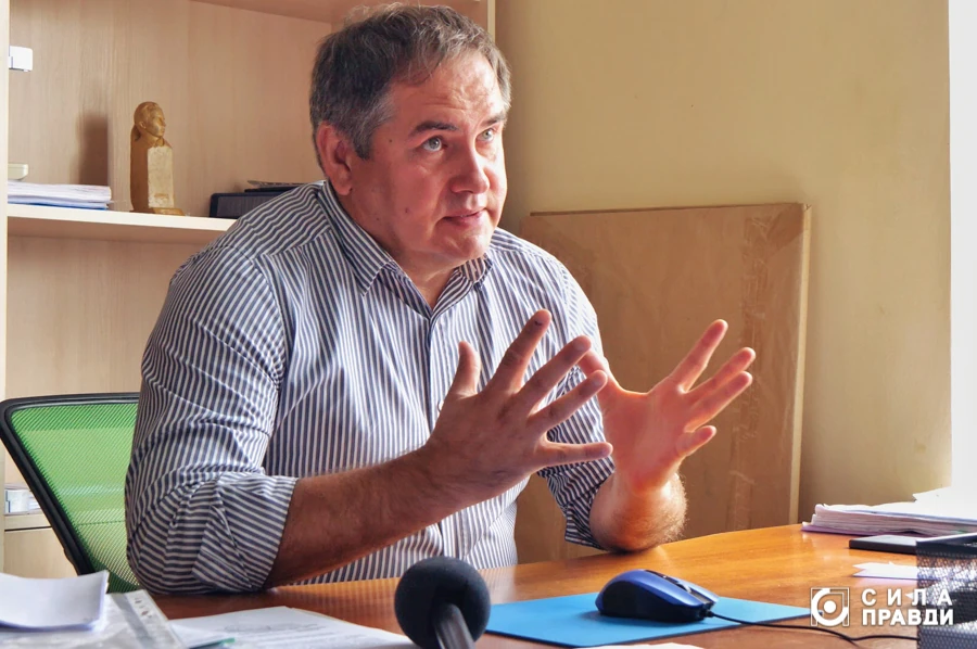 Директор департаменту містобудування, земельних ресурсів та реклами Луцької міської ради, головний архітектор Луцька Веніамін Туз. Розмова про будівництво групи "Континіум"