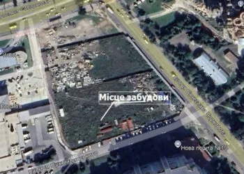 площа земельної ділянки, на якій будуватимуть в межах ДПТ