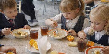 Шкільна їдальня, харчування