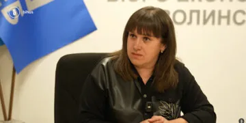 Лариса Ревіна, керівниця теруправління БЕБ на Волині. Розслідувачі виявили паливний бізнес у її матері