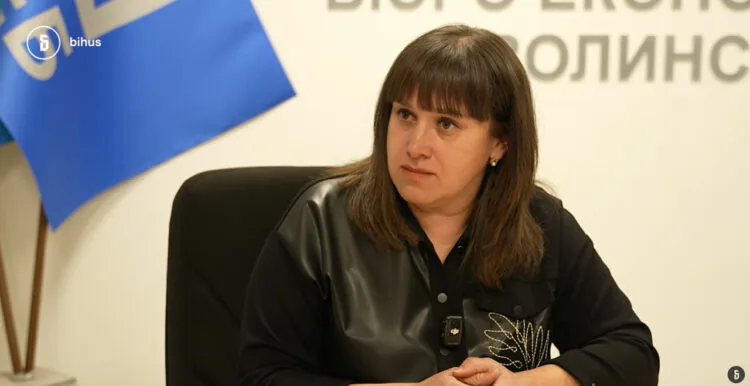 Лариса Ревіна, керівниця теруправління БЕБ на Волині. Розслідувачі виявили паливний бізнес у її матері