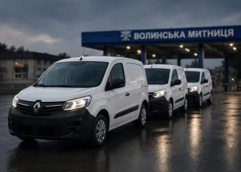 Схема з розмитненням електрофургонів на Волинській митниці (ілюстративне фото, згенероване ШІ)