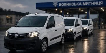 Схема з розмитненням електрофургонів на Волинській митниці (ілюстративне фото, згенероване ШІ)