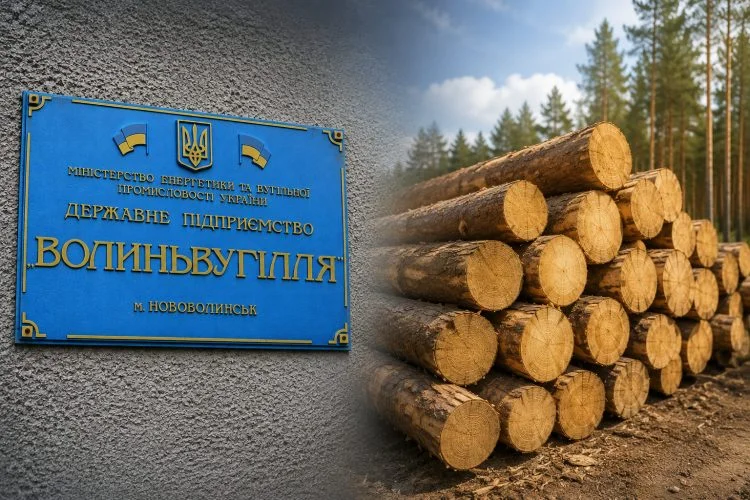 ДП "Волиньвугілля" закуповує деревину