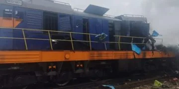 локомотив, знищений РФ в МПП Ягодин