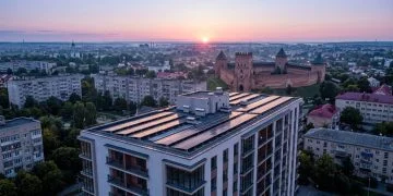 сонячні панелі на будинку